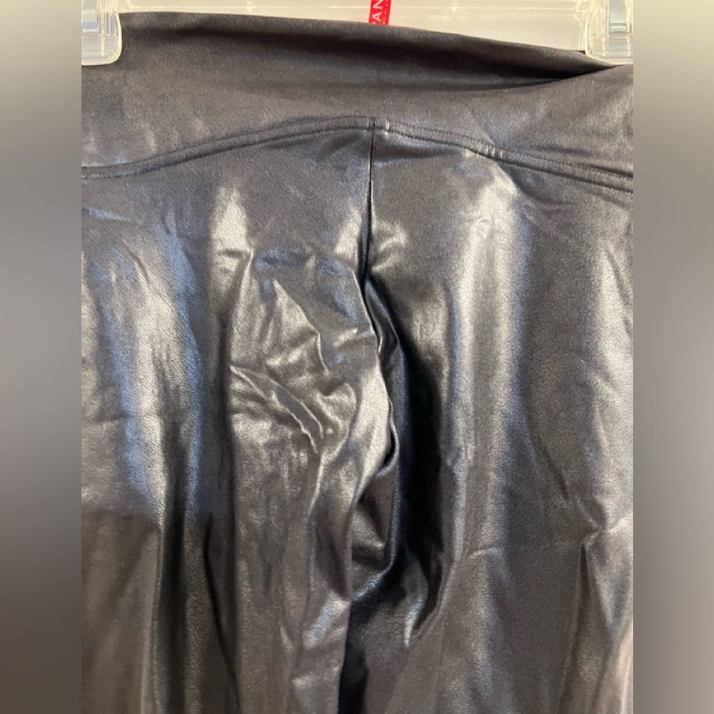 Spanx Faux Leather Leggings in Black - Picture 8 of 14
